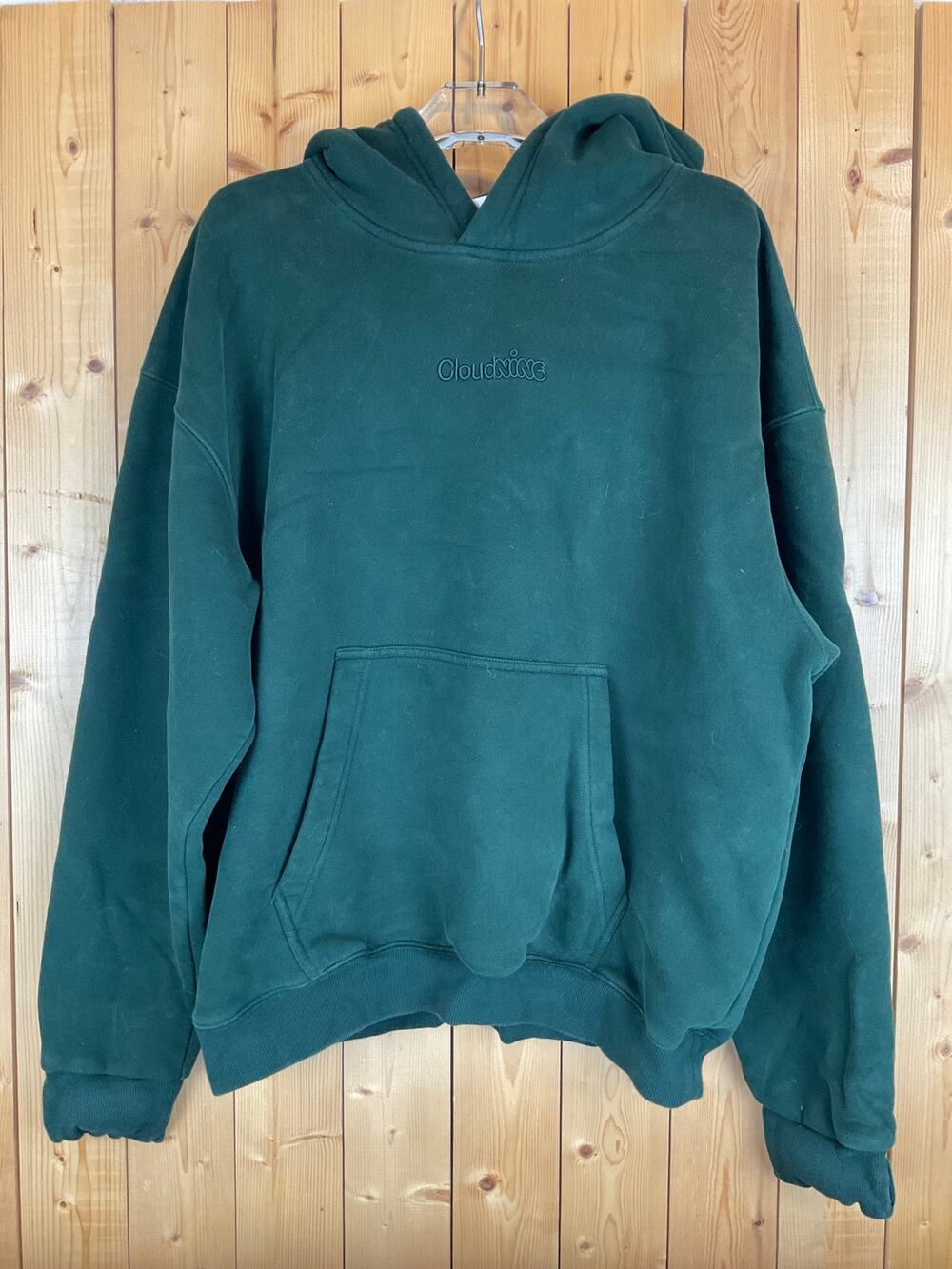 Cloud Nine Sensory Pullover Hoodie, Pine/Forest Green - Size M